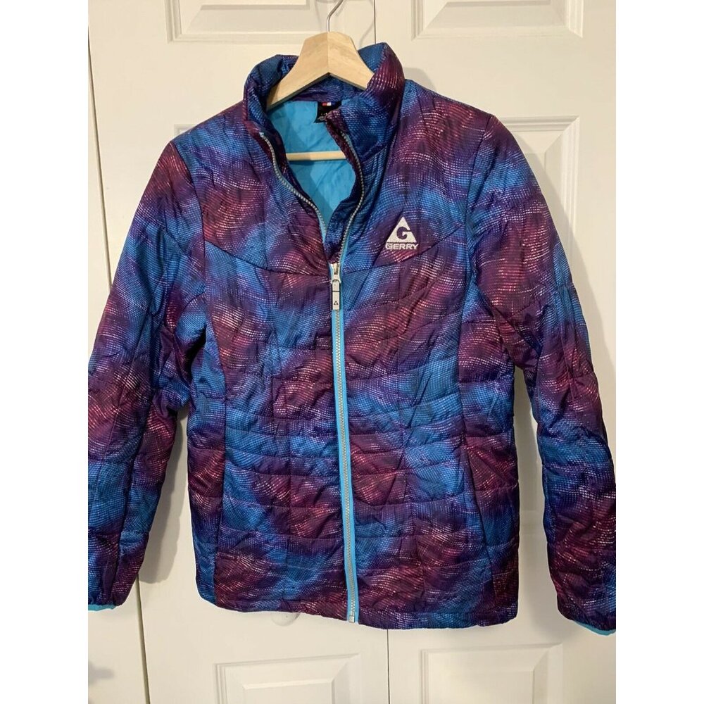 GERRY Girls Winter Ski‎ Jacket Sz L 14-16 Purple & Teal